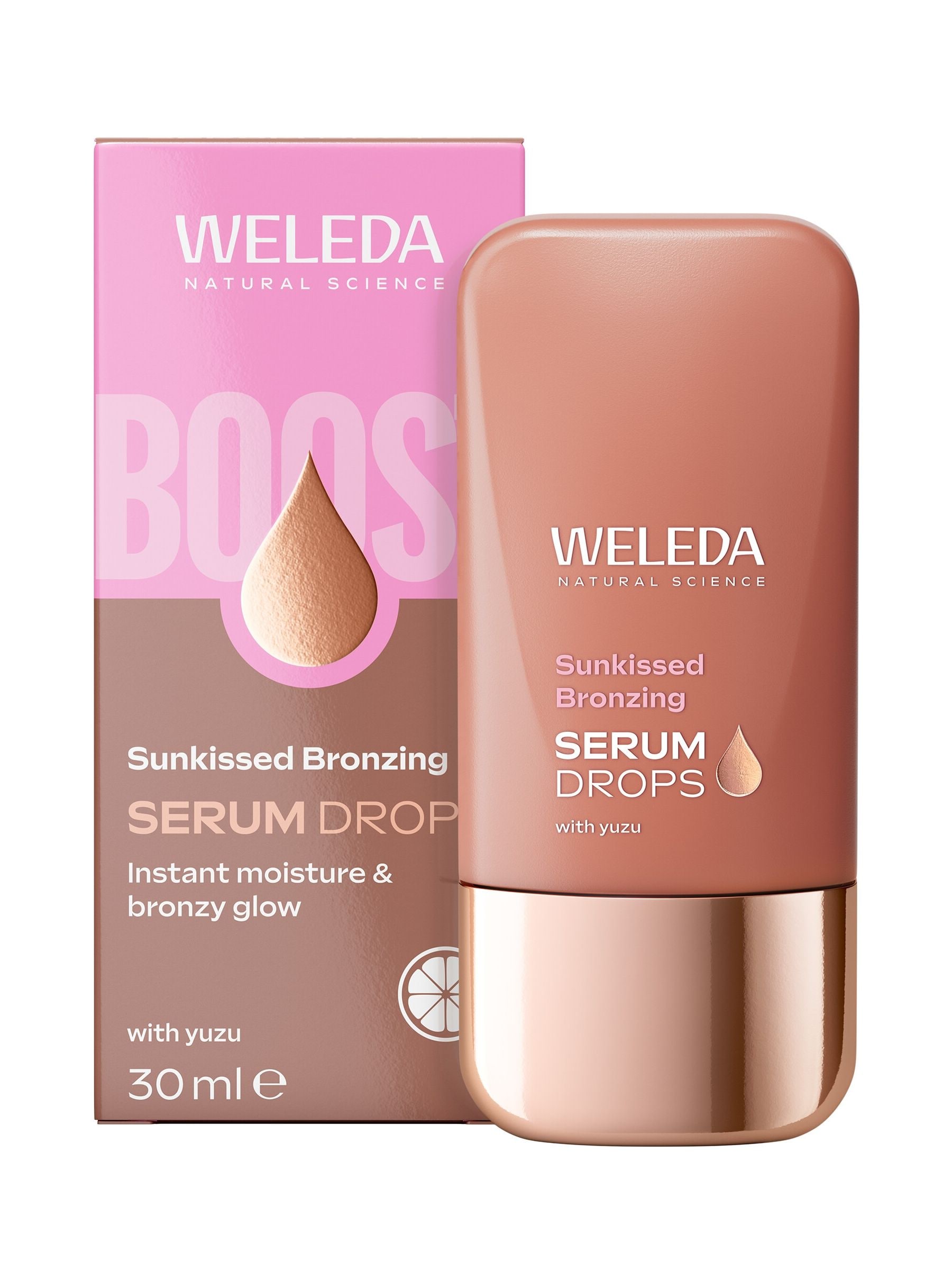 Weleda Sunkissed Bronzing Serum Drops with Yuzu, 30ml | Natural yuzu extract, Vitamin C & antioxidants, Mix with moisturiser or use alone, Vegan, Subtle bronze glow - Image 18