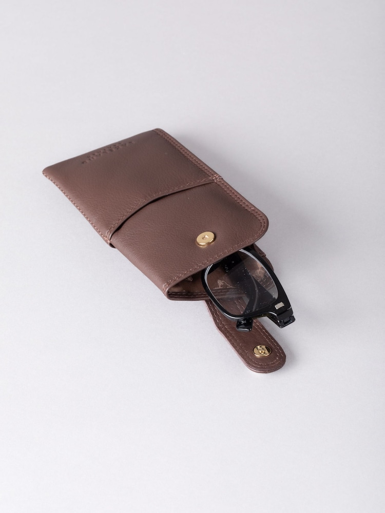 Lakeland Leather Brown Glasses Case - Image 4 of 4 Lakeland Leather Brown Glasses Case - Image 4 of 4