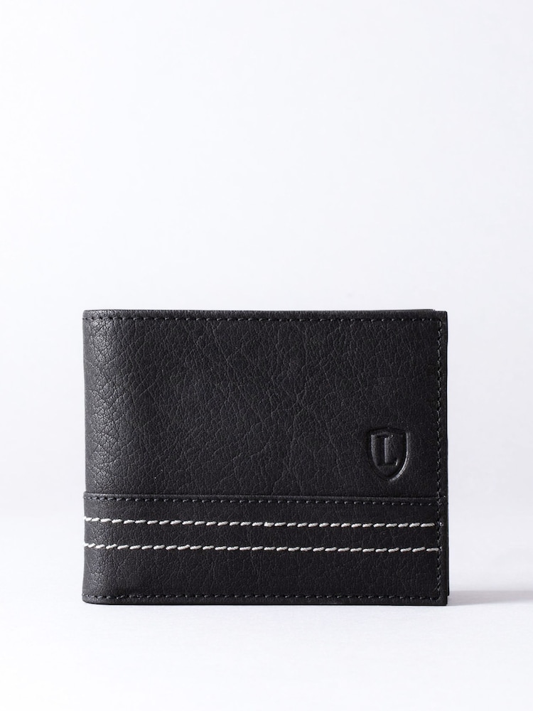 Lakeland Leather Black Keswick Leather Wallet - Image 1 of 6 Lakeland Leather Black Keswick Leather Wallet - Image 1 of 6