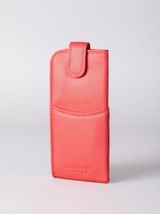Lakeland Leather Red Glasses Case - Image 1 of 5