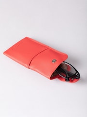 Lakeland Leather Red Glasses Case - Image 4 of 5