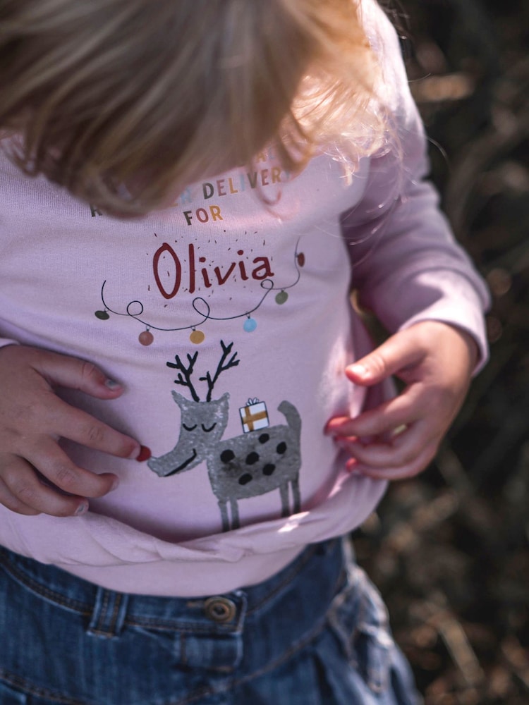 Solesmith Reindeer Delivery Colourful Jumper - Image 2 of 3 Solesmith Reindeer Delivery Colourful Jumper - Image 2 of 3