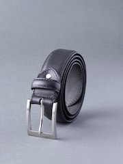 Lakeland Leather Black Staveley Leather Belt - Image 3 of 4