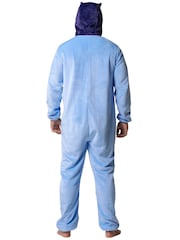 Character Blue Bluey Bandit Mens Onesie With 3D Ears - Image 4 of 11