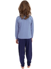 Character Blue Toy Story Buzz Lightyear And Woody Long Sleeve Pyjamas - Image 11 of 12