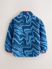 Little Bird Blue Waves Borg Fleece - Image 7 of 9