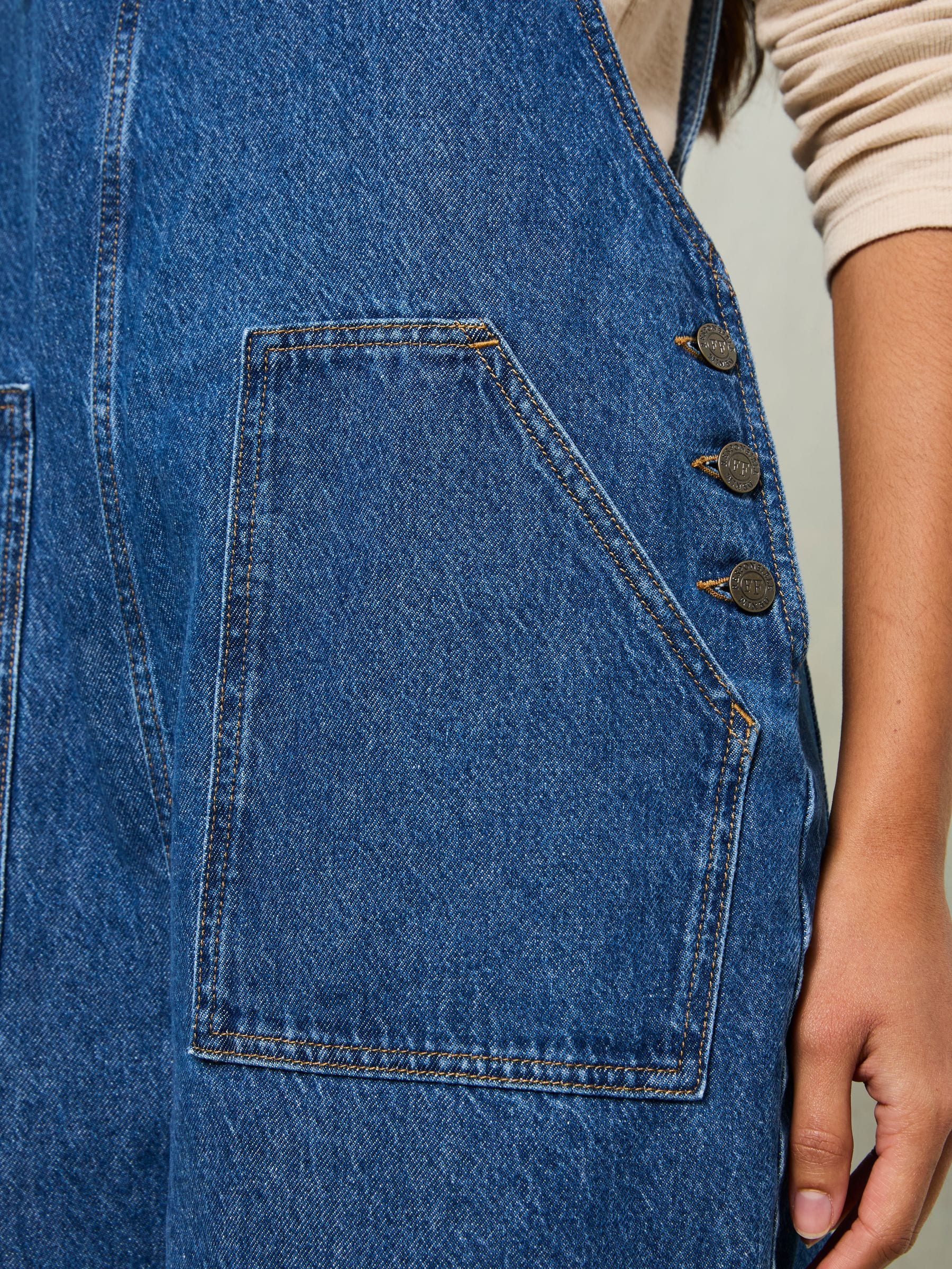 Buy FatFace Raffles Denim Short Dungaree from Next USA