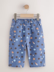Blue Space Pull On Wide Trousers (3mths-7yrs) - Image 5 of 8