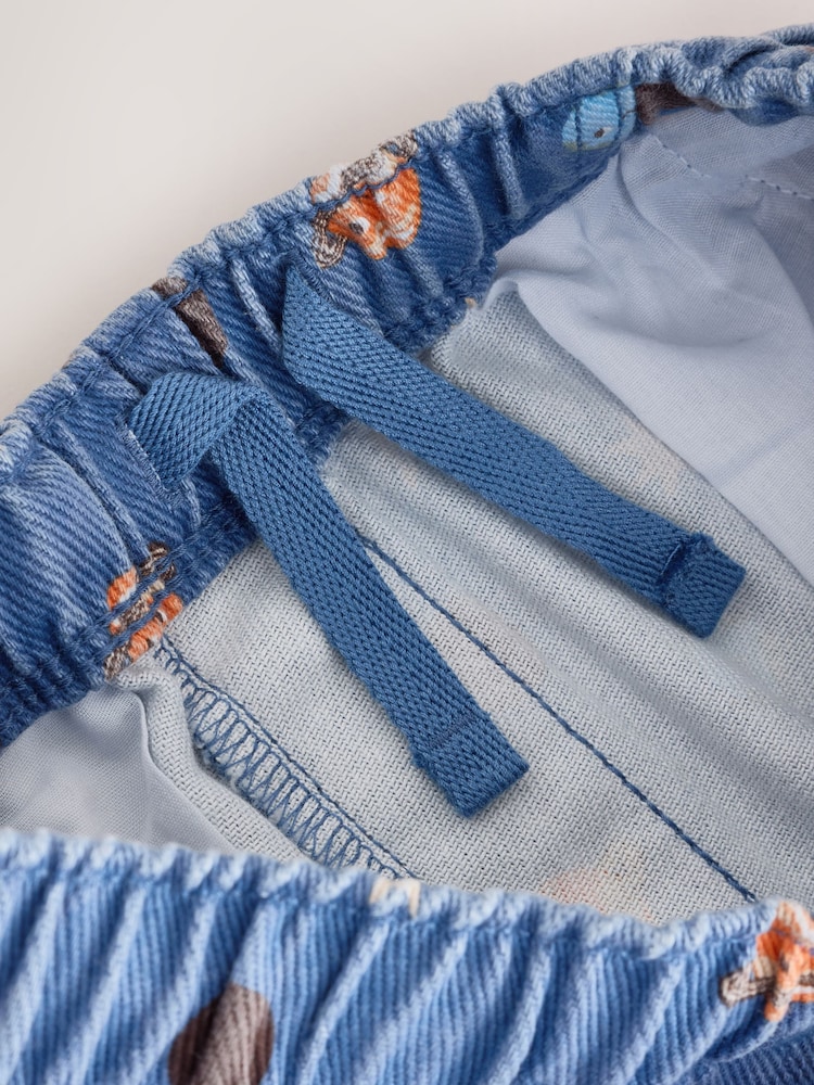 Blue Space Pull On Wide Trousers (3mths-7yrs) - Image 8 of 8 Blue Space Pull On Wide Trousers (3mths-7yrs) - Image 8 of 8