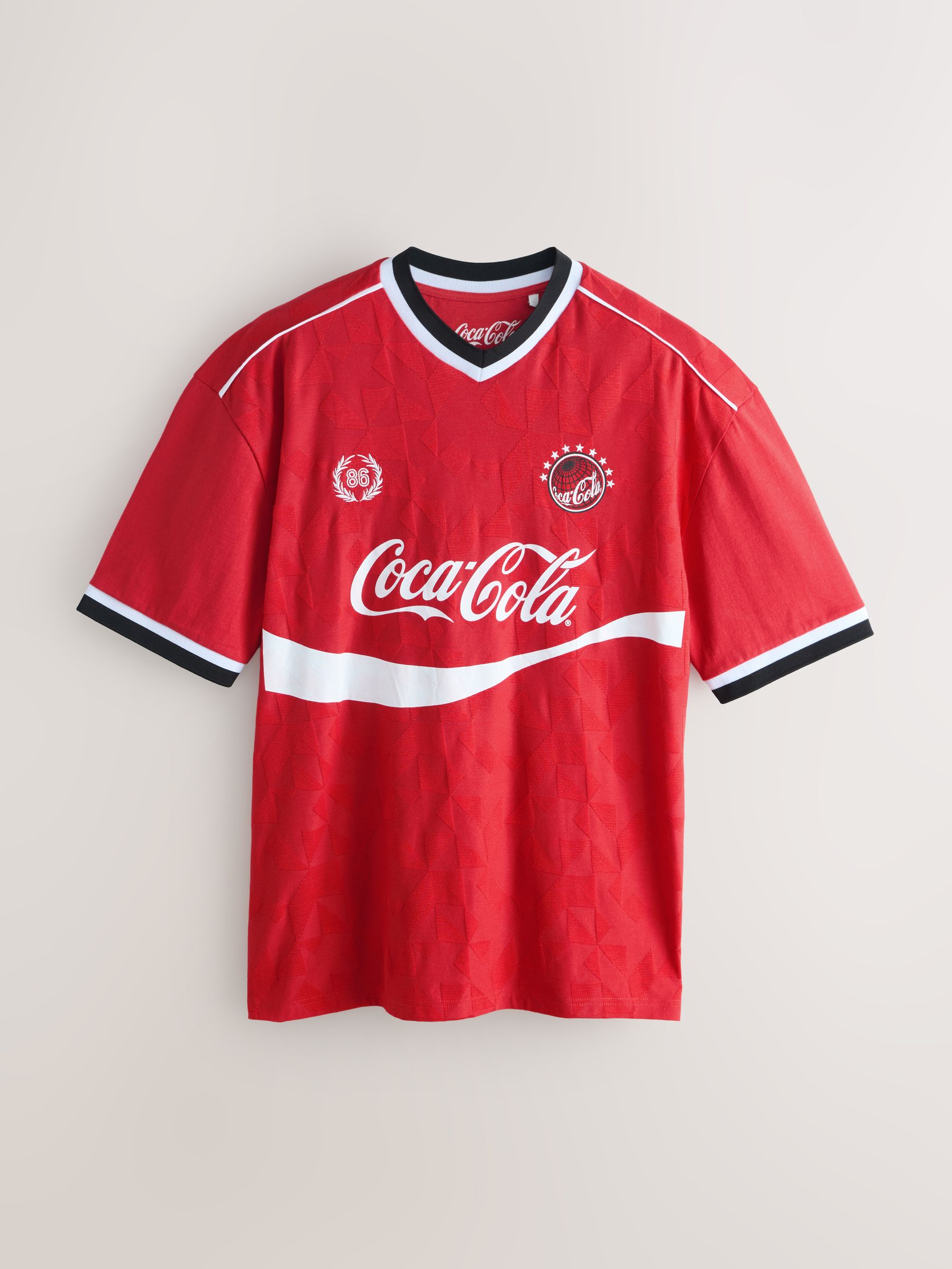 Buy Red Coca Cola License Football T-Shirt from Next Singapore