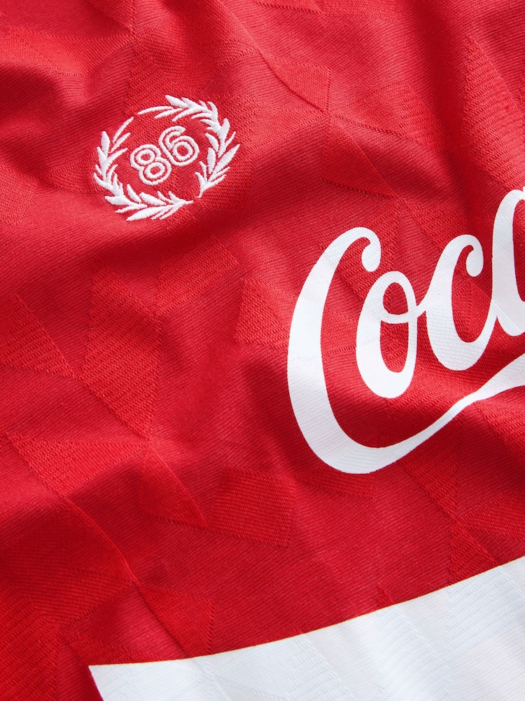Rød Coca-Cola - Lisensfotball-T-skjorte - Bilde 8 av 8 Rød Coca-Cola - Lisensfotball-T-skjorte - Bilde 8 av 8