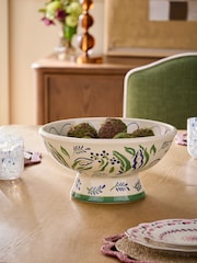 Nina Campbell Floral Banbury Garden Footed Bowl - Image 2 of 5