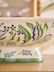 Nina Campbell Floral Banbury Garden Footed Bowl - Image 3 of 5