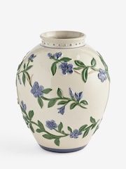 Nina Campbell Floral Forget Me Not Embossed Vase - Image 5 of 5