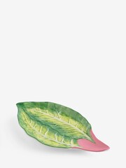 Nina Campbell Green Swiss Chard Platter - Image 1 of 1