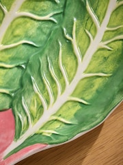 Nina Campbell Green Swiss Chard Platter - Image 4 of 5