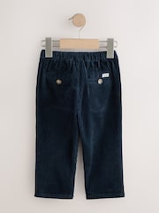 Navy Blue Jumbo Corduroy Trousers (3mths-7yrs) - Image 2 of 4
