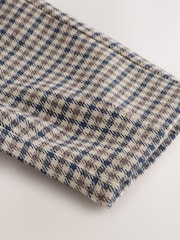 Blue Neutral Check Loose Fit Cosy Smart Trousers (3mths-7yrs) - Image 8 of 8