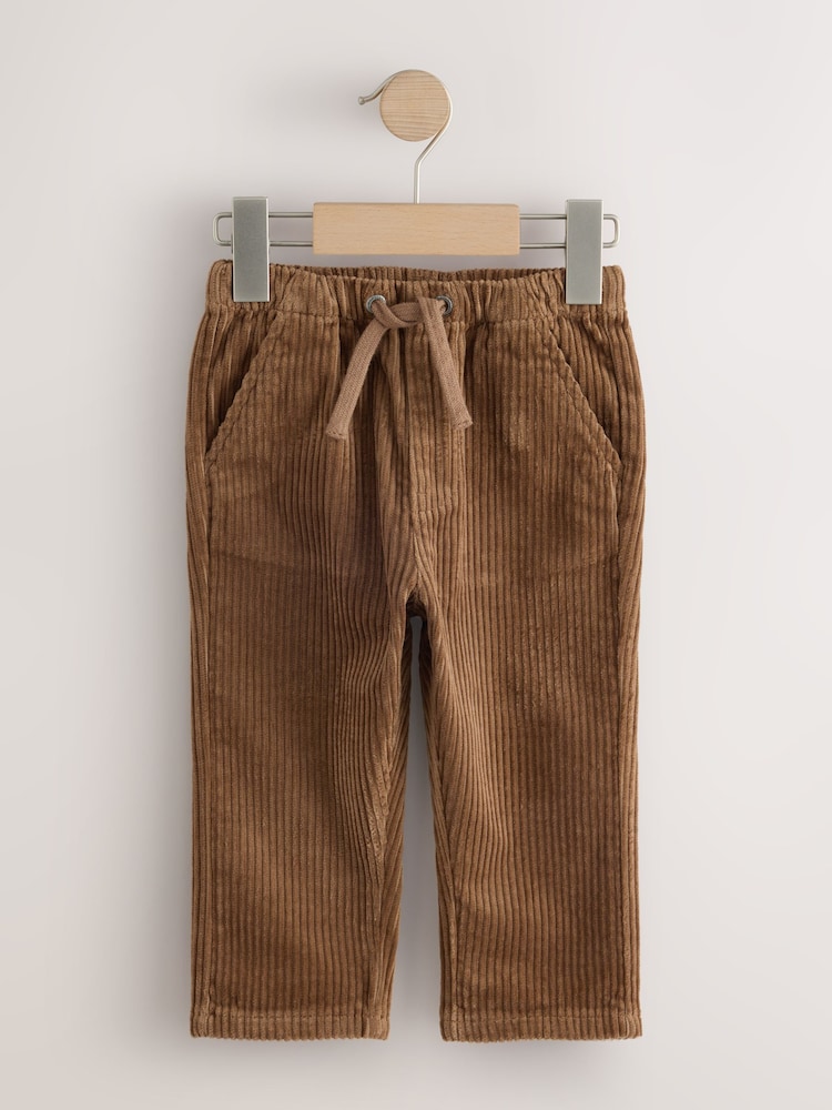 Tan Brown Jumbo Corduroy Trousers (3mths-7yrs) - Image 1 of 4 Tan Brown Jumbo Corduroy Trousers (3mths-7yrs) - Image 1 of 4