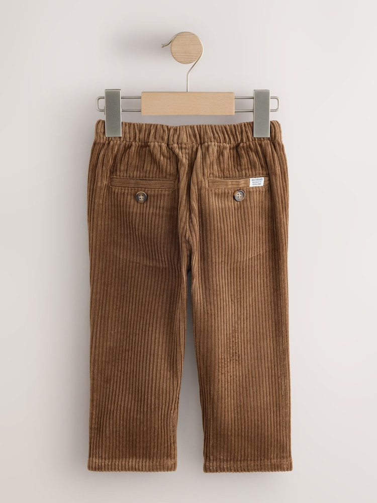 Tan Brown Jumbo Corduroy Trousers (3mths-7yrs) - Image 2 of 4 Tan Brown Jumbo Corduroy Trousers (3mths-7yrs) - Image 2 of 4