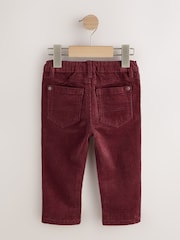 Burgundy Red Corduroy Trousers (3mths-7yrs) - Image 2 of 4