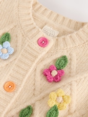 Cream & Rainbow Floral Cable - Little Bird by Jools Oliver קרדיגן - תמונה 11 מתוך 12