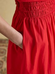 Joules Jade Sleeveless Jersey Woven Midi Dress - Slika 5 od 7