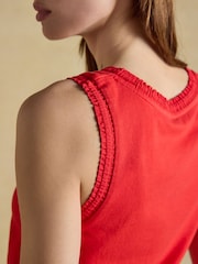 Joules Jade Sleeveless Jersey Woven Midi Dress - Slika 6 od 7