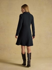 Joules Jemima Navy Jacquard Dress - Image 2 of 7
