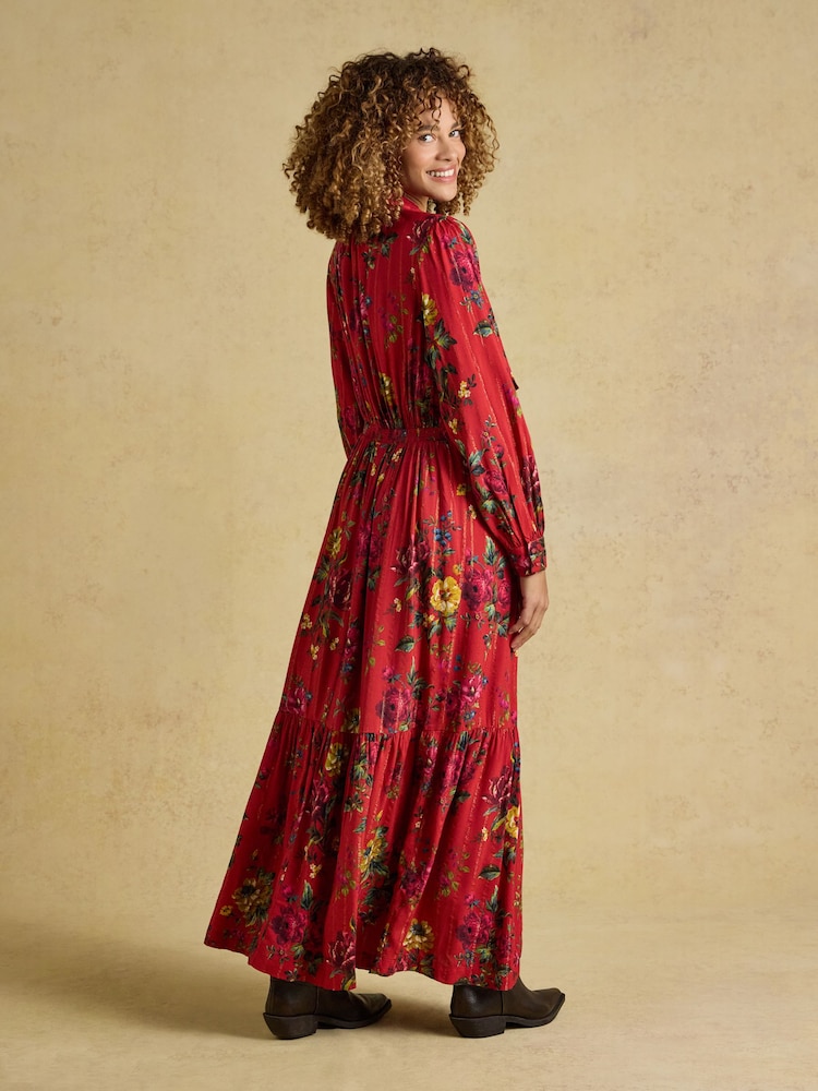 Joules Everly Tie Neck Dress - صورة 2 من 6 Joules Everly Tie Neck Dress - صورة 2 من 6