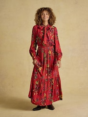 Joules Everly Tie Neck Dress - صورة 5 من 6