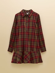 Joules Louise Red Check Cord Dress - Image 8 of 8
