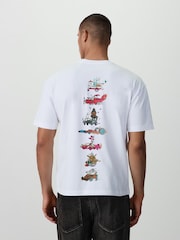 White Wacky Races Relaxed Fit Graphic T-Shirt - Image 1 of 8