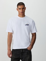 White Wacky Races Relaxed Fit Graphic T-Shirt - Image 2 of 8