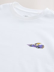 White Wacky Races Relaxed Fit Graphic T-Shirt - Image 8 of 8