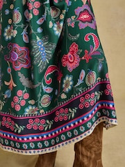 Joules Cressida Green Placement Maxi Dress - Image 5 of 8