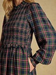 Joules Emilie Smocked Midi Dress - 6 paveikslėlis iš 7