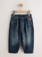 Tünd Göy - Barrel Jeans (3ay-7il) - 10şəkildən 6 şəkil