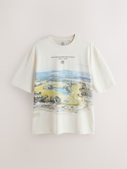 White Golf Print Volkswagen Graphic T-Shirt - Image 6 of 8