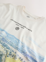 White Golf Print Volkswagen Graphic T-Shirt - Image 8 of 8