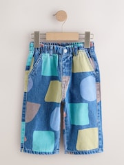 Mid Blue Shapes Wide Fit Jeans (3mths-7yrs) - Image 5 of 8