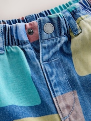 Mid Blue Shapes Wide Fit Jeans (3mths-7yrs) - Image 7 of 8