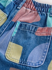 Mid Blue Shapes Wide Fit Jeans (3mths-7yrs) - Image 9 of 9