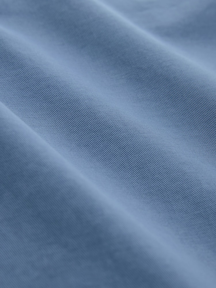 Blue Chino Barrel Leg Trousers - Image 8 of 8