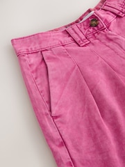 Washed Pink Chino Shorts - Image 8 of 8
