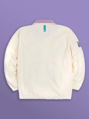 Harper & Lewis Cream Bronwyn 1/4 Zip Fleece - Image 2 of 2