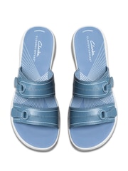 Clarks Blue Brinkley Maye Sandals - Image 6 of 7