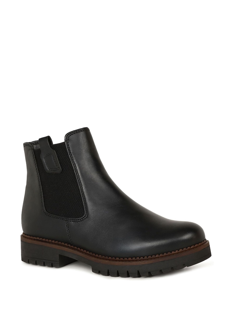 Gabor Liquer Chelsea Black Boots - Image 1 of 5 Gabor Liquer Chelsea Black Boots - Image 1 of 5