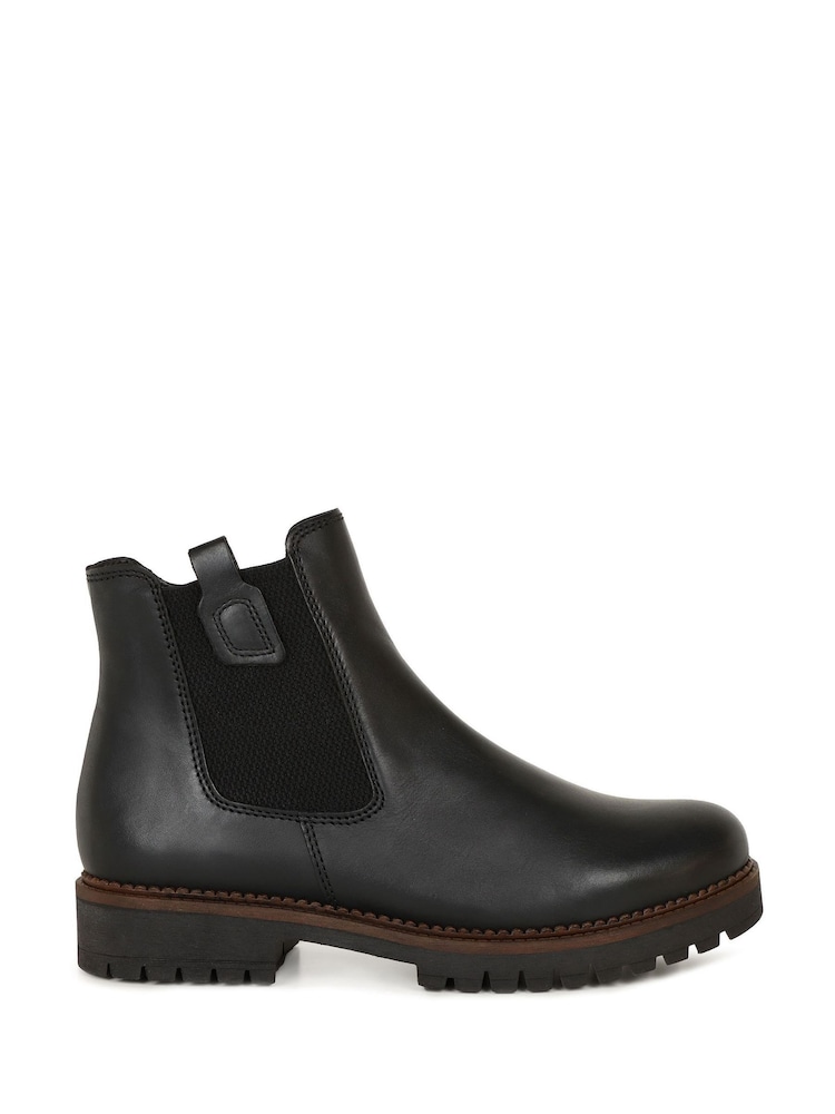 Gabor Liquer Chelsea Black Boots - Image 2 of 5 Gabor Liquer Chelsea Black Boots - Image 2 of 5