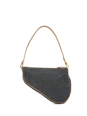 Christian Dior Blue Saddle Pochette Pre-Loved Shoulder Bag - Image 3 of 7